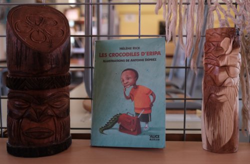 Les Crocodiles d'Éripa, l'un des 7 livres de la sélection livre mon Ami 2021, sur lequel les élèves vont travailler pour le concours de lecture à voix haute.